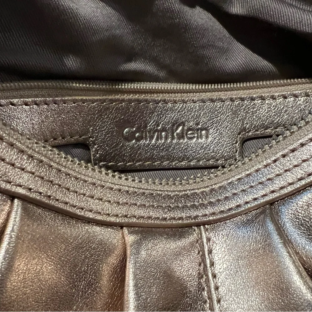 Calvin Klein handbag shoulderbag NWOT metallic